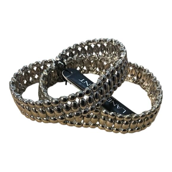Lane Bryant silver tone stretch bracelet  NWT - Picture 2 of 3